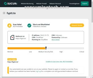 FYPTT.to Sucuri results
