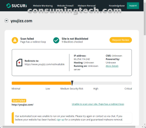 youjizz.com Sucuri results