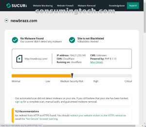 NewBrazz.com Sucuri results