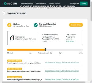 MyPornHere.com Sucuri results