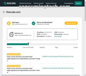 TheNude.com Sucuri results