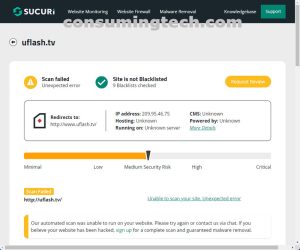 UFlash.tv Sucuri results
