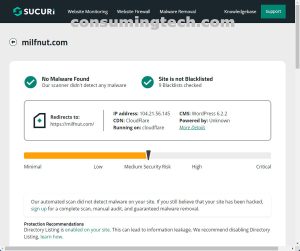 milfnut.com Sucuri results