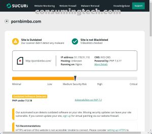 pornbimbo.com Sucuri results
