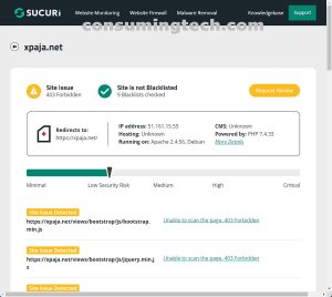 xpaja.net Sucuri results