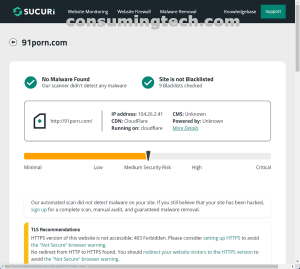 91porn.com Sucuri results