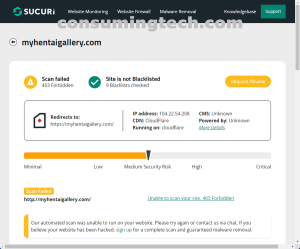 myhentaigallery.com Sucuri results