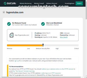 hypnotube.com Sucuri results