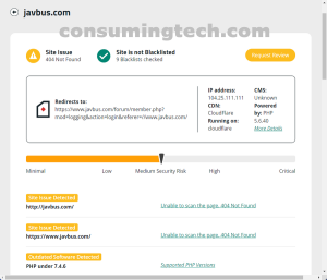 javbus.com Sucuri results