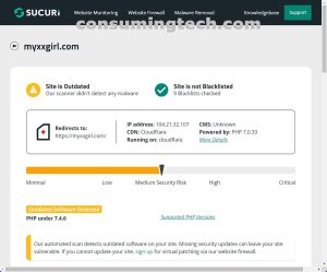 myxxgirl.com Sucuri results
