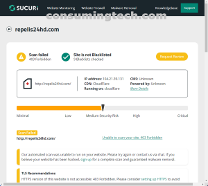 repelis24hd.com Sucuri results