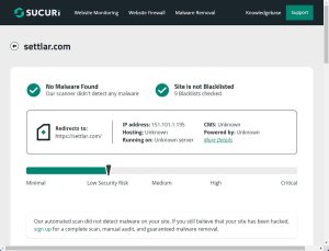 settlar.com Sucuri results