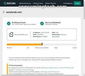 sexalarab.com Sucuri results