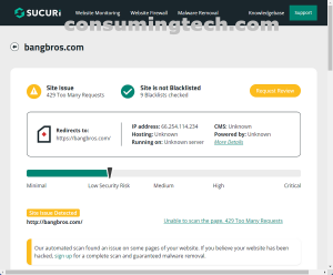 bangbros.com Sucuri results