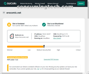 erocomic.net Sucuri results