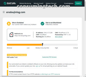 erodoujinlog.com Sucuri results