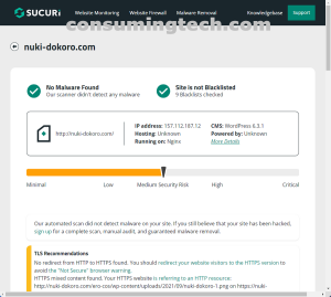 nuki-dokoro.com Sucuri results