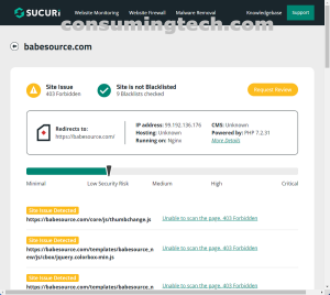 babesource.com Sucuri results