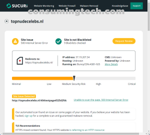 topnudecelebs.nl Sucuri results