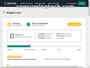btcgosu.com Sucuri results