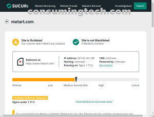 metart.com Sucuri results