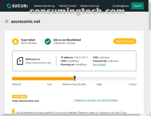 asuracomic.net Sucuri results