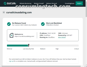 curvaliciousdating.com Sucuri results
