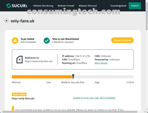 only-fans.uk Sucuri results