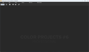 COLOR Projects 6 Professional interface