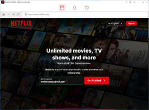 AudFree Netflix Video Downloader interface