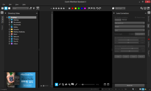 Corel AfterShot 3 standard interface