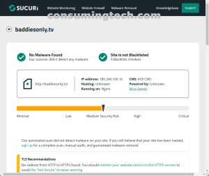 baddiesonly.tv Sucuri results