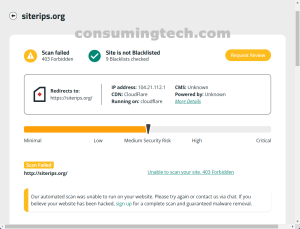 siterips.org Sucuri results