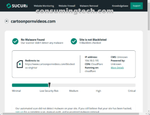 cartoonpornvideos.com Sucuri results