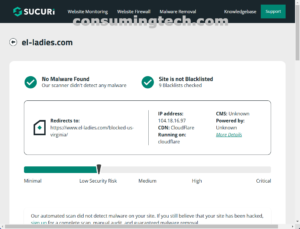 el-ladies.com Sucuri results