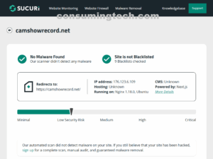 camshowrecord.net Sucuri results