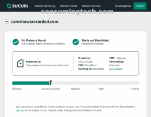 camshowsrecorded.com Sucuri results