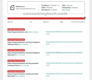 buyyoutubviews.com Sucuri results