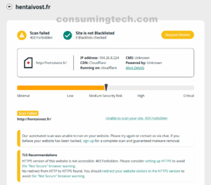hentaivost.fr Sucuri results