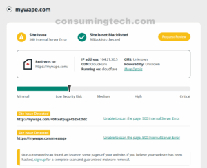 mywape.com Sucuri results