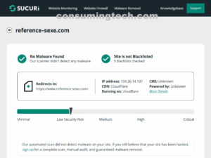 reference-sexe.com Sucuri results
