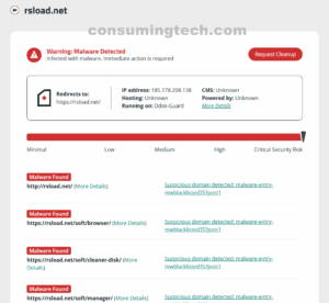 rsload.net Sucuri results